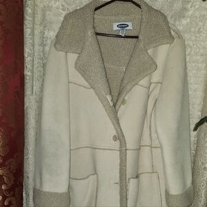 Old Navy Women's Tan Teddy Jacket